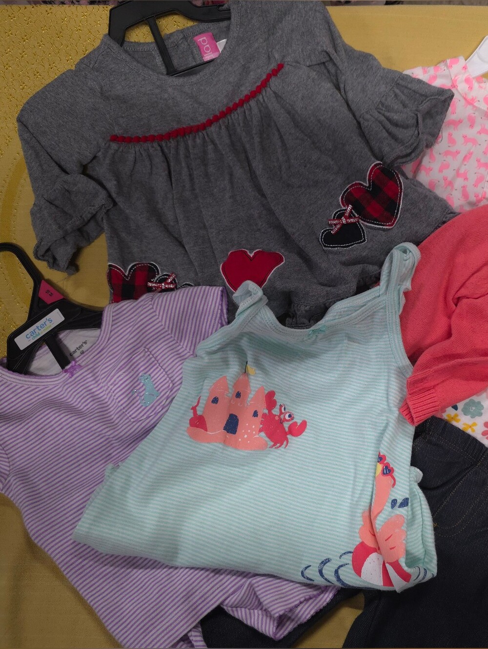 9 Month Baby Bundle (Crab/Flamingo/Heart)